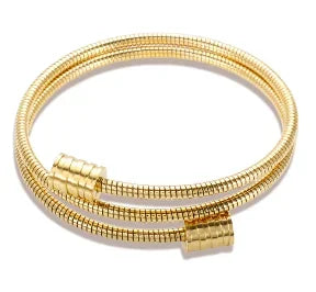 Stainless Steel Crystal Cuff Bracelet Bangle