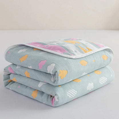 Cotton Gauze Summer Quilt — Solid