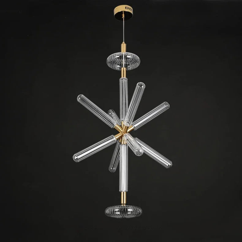 Nordic Luxury Art Glass Chandelier — High-End Pendant Lamp Home Décor
