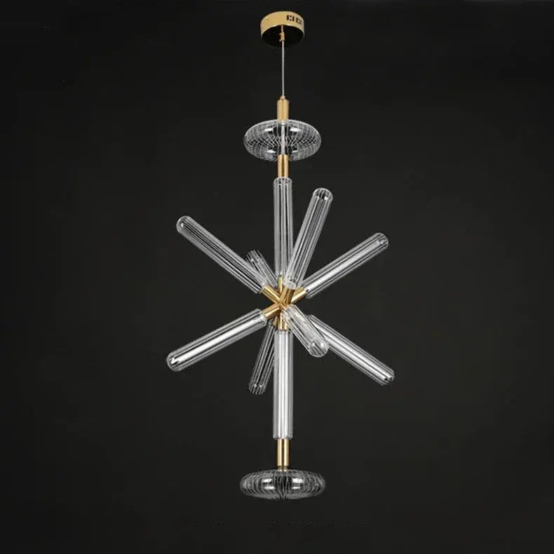 Nordic Luxury Art Glass Chandelier — High-End Pendant Lamp Home Décor