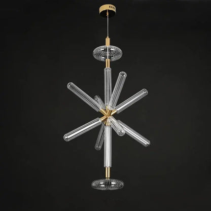 Nordic Luxury Art Glass Chandelier — High-End Pendant Lamp Home Décor