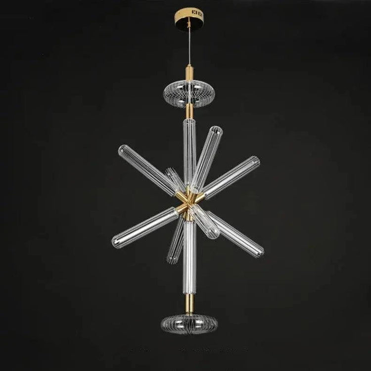 Nordic Luxury Art Glass Chandelier — High-End Pendant Lamp Home Décor