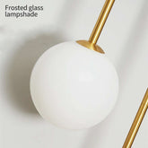 The Warm Detail — Gold Glass Ball Wall Sconce