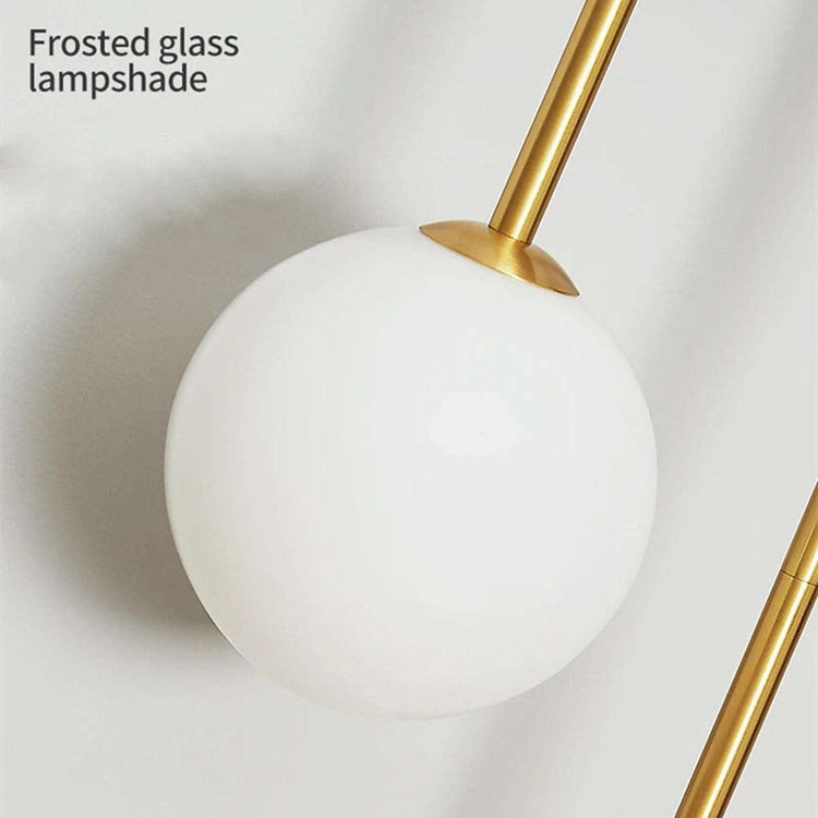 The Warm Detail — Gold Glass Ball Wall Sconce