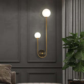 The Warm Detail — Gold Glass Ball Wall Sconce