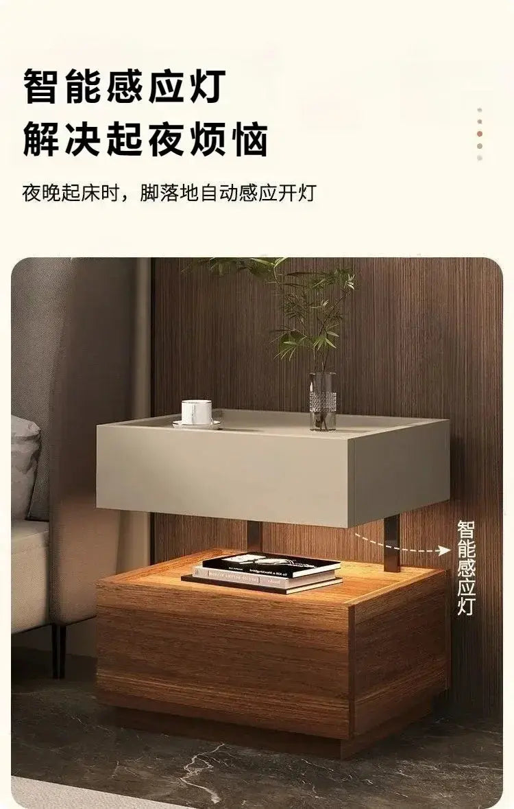 European Luxury Bedside Table – Modern Nightstand with Storage for Bedroom Jonine’s Corner