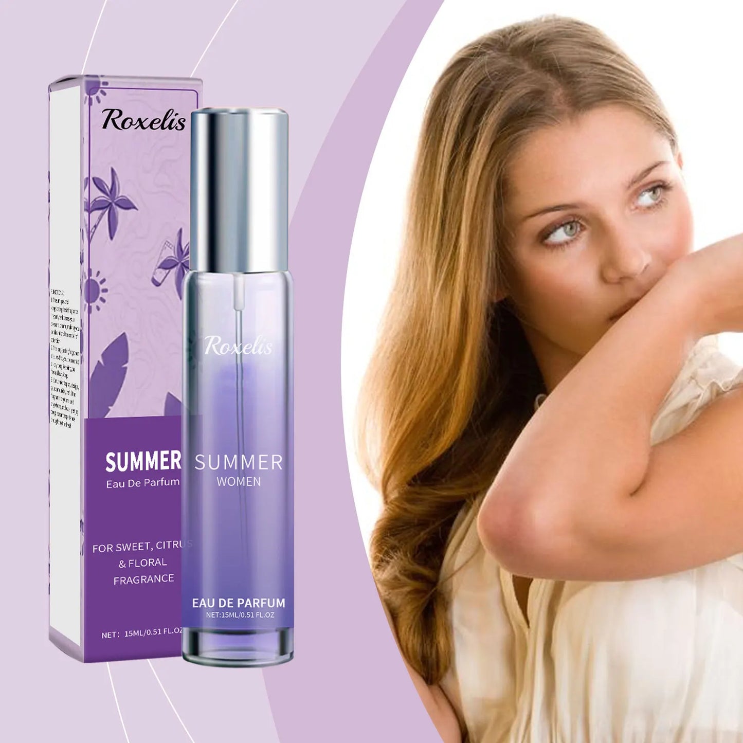 Citrus Summer Perfume 15ml — Light, Fresh & Long-Lasting