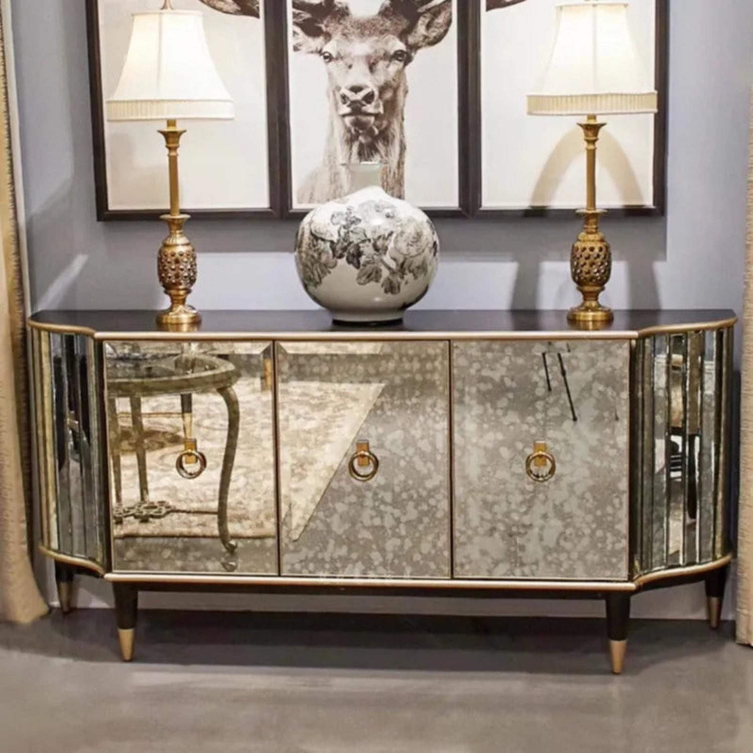 Customizable American Retro Luxury Sideboard