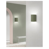 Nordic Macaroon Resin LED Wall Lamp — Sculptural Bedside Glow