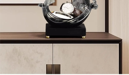 Feng Shui Resin Key Box — Luxury Desk Organizer & Entryway Essential