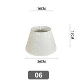 Nordic Style Chandelier Lamp Shade Linen Cloth — Product
