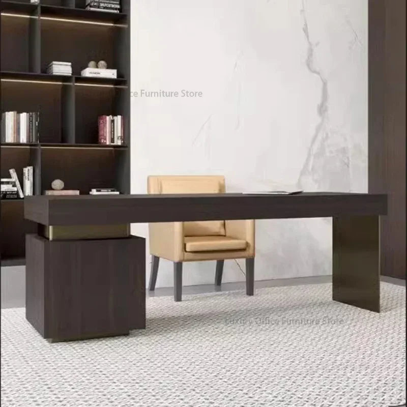 Italian Minimalist Luxury Study Desk