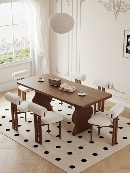 Solid Wood & Pine Dining Table