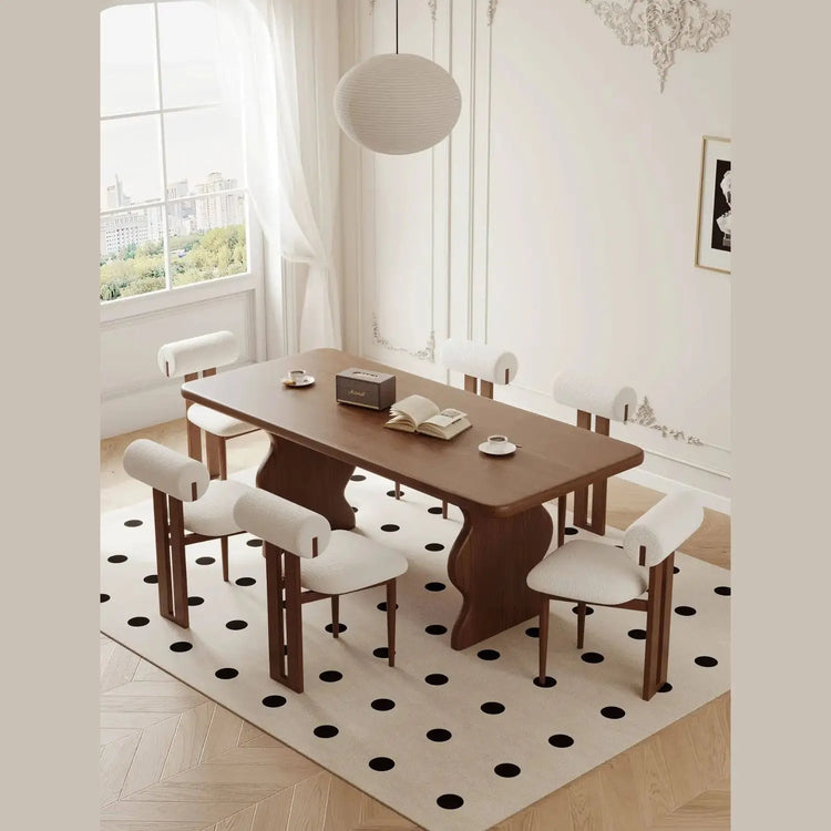 Solid Wood & Pine Dining Table