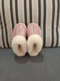 Cloud Underfoot — Natural Sheepskin & Fur Anti-Slip Home Slippers