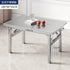 Buffet Serving Counter Home Dining TableStainless Steel Multifunctional Foldable Table Portable Outdoor Camping Desk Commercial Jonine’s Corner