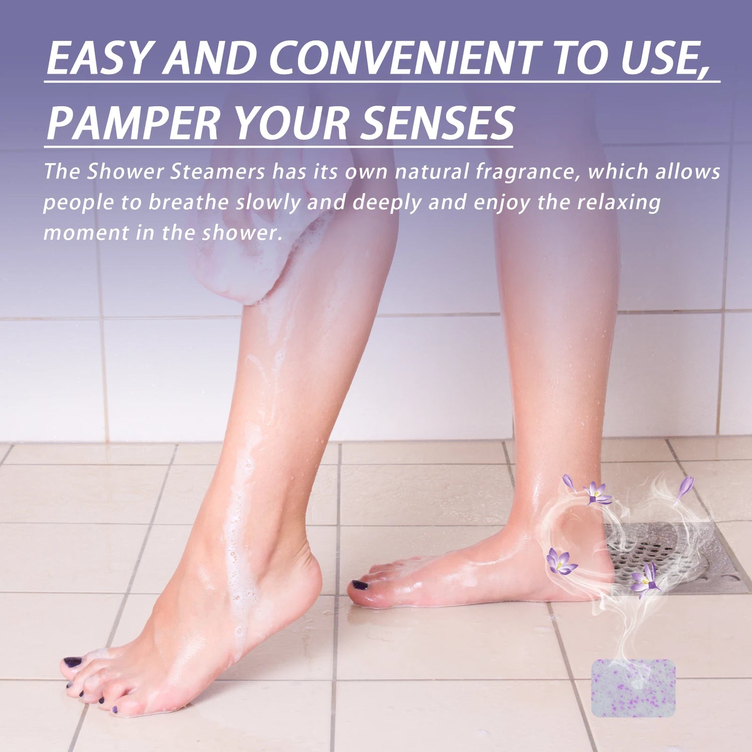 Spa in Your Shower — Lavender Aromatherapy Shower Steamer Set