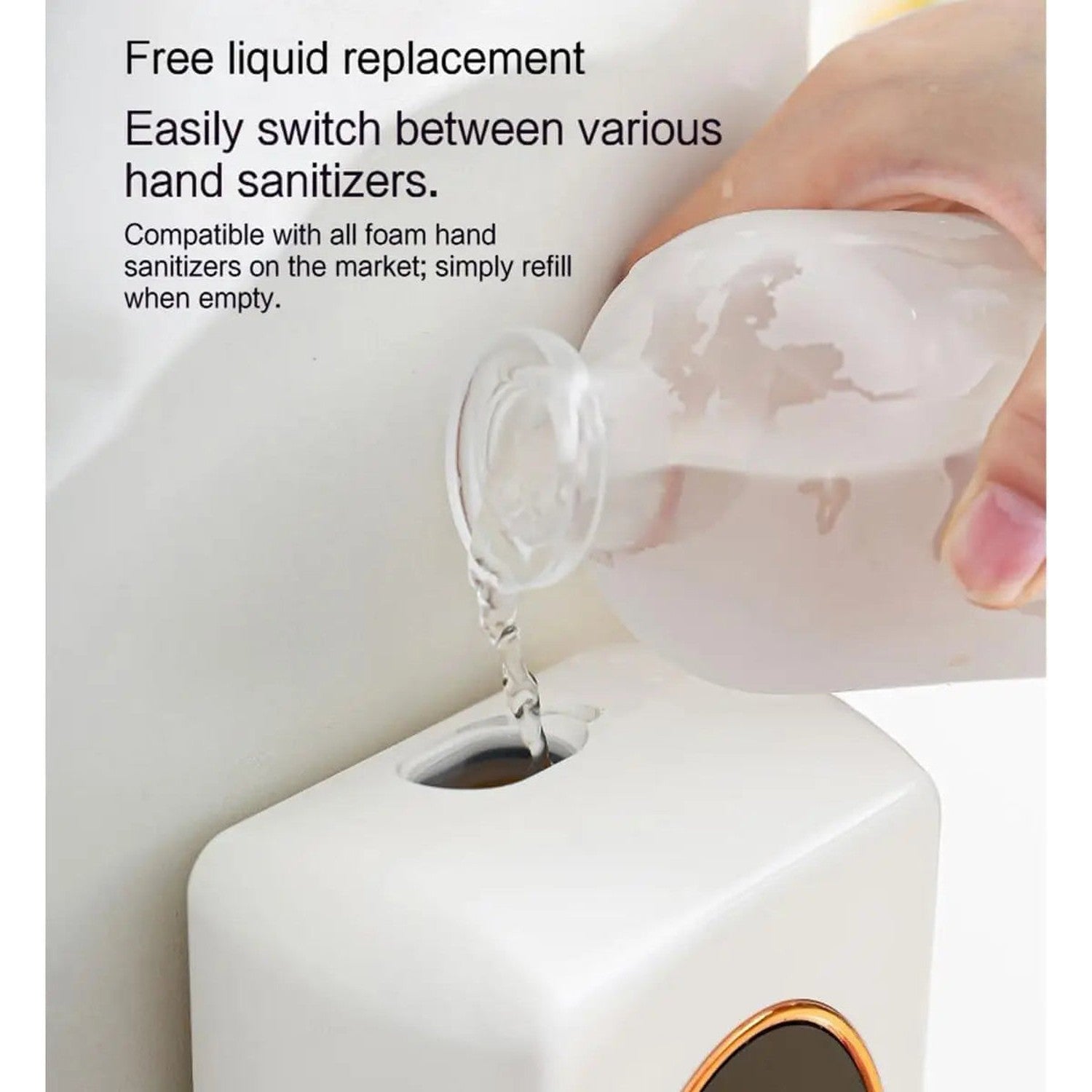 The Touchless Pour — 480ml Smart Foam Soap Dispenser, USB Rechargeable