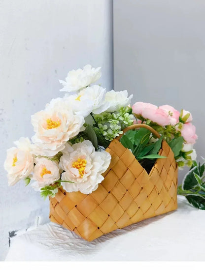 Woven Flower Gift Basket — Festival & Wedding Decor