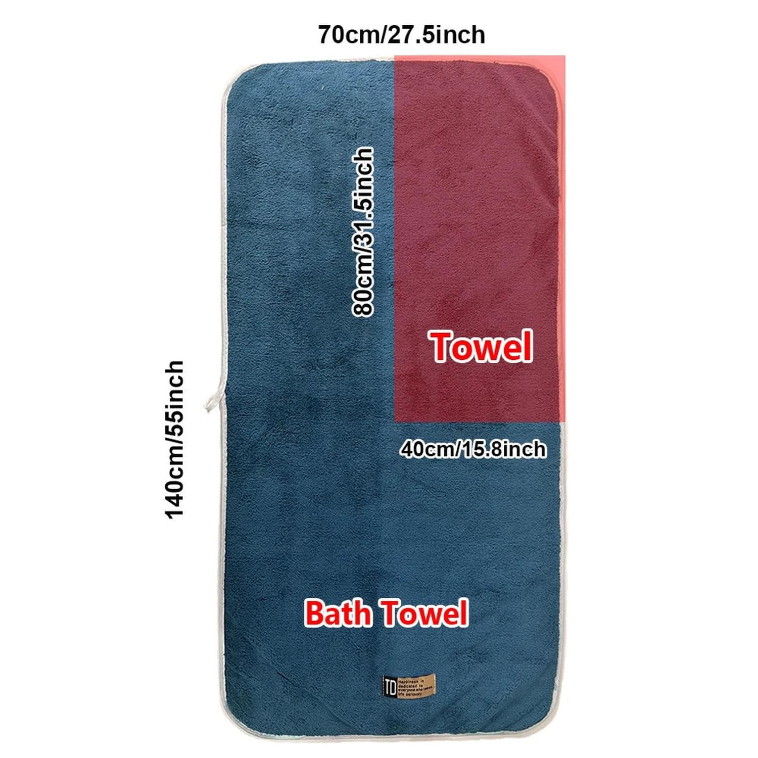 Everyday Luxury — Ultra-Absorbent Bath Towel That Won’t Shed or Fade