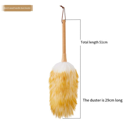 Natural Feather & Wool Duster
