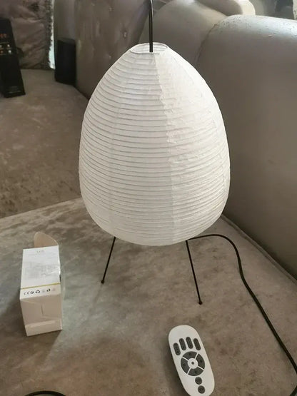 Noguchi Akari Rice Paper Floor Lamp — Wabi-Sabi Standing Light