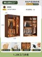 Modern Glass Wardrobe — L-Shaped Corner Closet with Luxury Storage