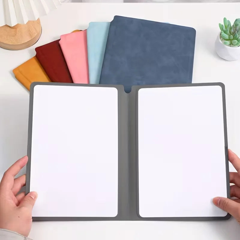 Write It, Wipe It, Repeat — Reusable Whiteboard Set with Blue Pen &amp; Eraser
