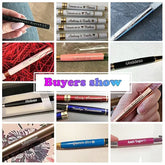 Gradient Metal Ballpoint Pens with Custom Logo Engraving — Bulk Sets of 20–200