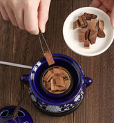 Electric Ceramic Aromatherapy Incense Burner — Adjustable Temperature, OUDH & Essential Oils