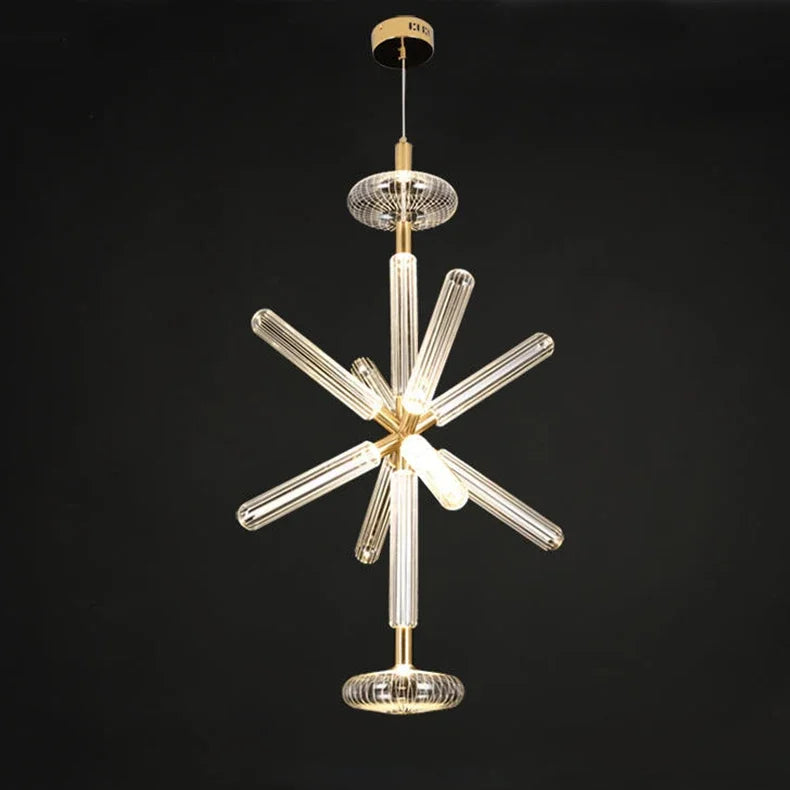 Nordic Luxury Art Glass Chandelier — High-End Pendant Lamp Home Décor