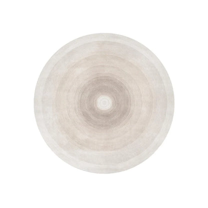 Round Gradient Area Rug — Machine Washable Non-Slip Floor Mat for Living Room & Bedroom