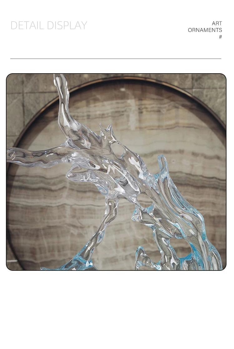 Quiet Luxury in Resin — Lumière Light Luxury Art Sculpture for the Modern Interior