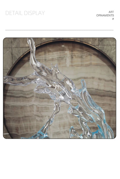 Quiet Luxury in Resin — Lumière Light Luxury Art Sculpture for the Modern Interior