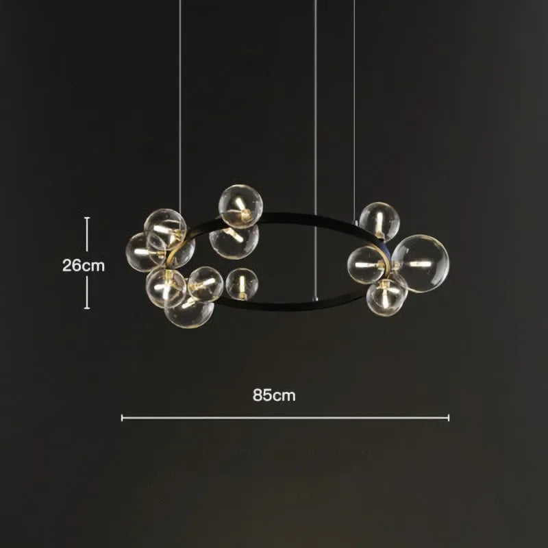 Modern Glass Bubbles Led Pendant Lights for Table Dining Room Kitchen Bar Chandeliers Lamps Home Decor Lusters Lighting Fixture Jonine&