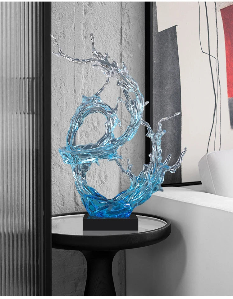 Quiet Luxury in Resin — Lumière Light Luxury Art Sculpture for the Modern Interior