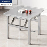 Buffet Serving Counter Home Dining TableStainless Steel Multifunctional Foldable Table Portable Outdoor Camping Desk Commercial Jonine’s Corner