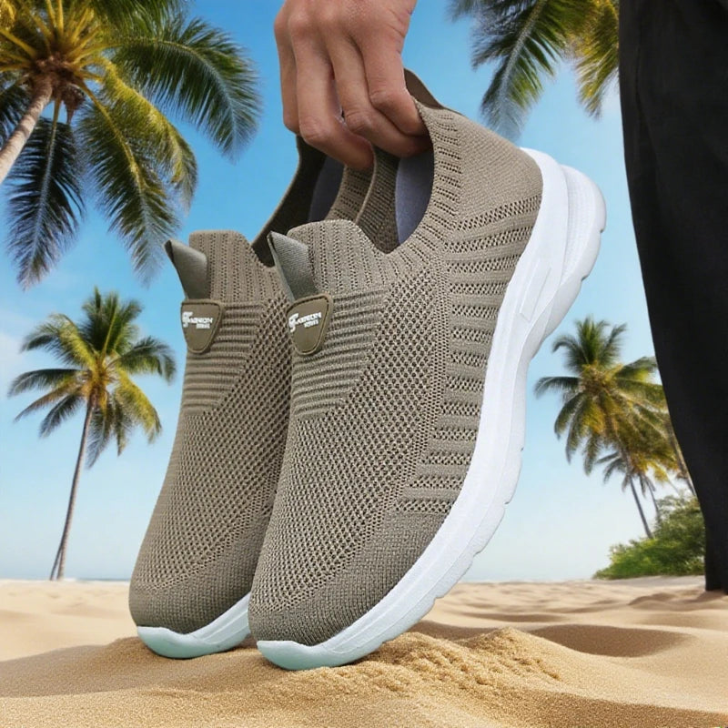 Lightweight Recovery Sneakers — Breathable Mesh Athletic Shoes