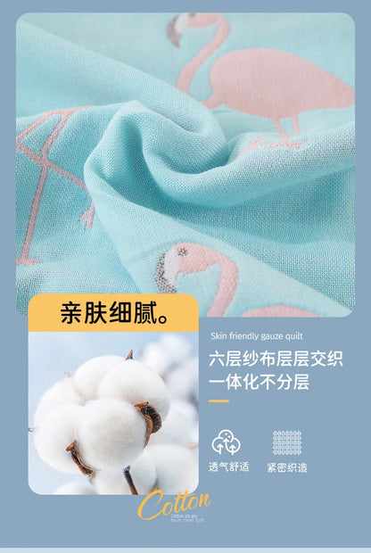 Cotton Gauze Summer Quilt — Solid