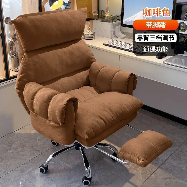 Comfortable Long-term Sofa Chair, Gaming Chair, Bedroom Desk Chair, Home Study Office Stool, Soft and Comfortable Jonine&