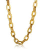 Stainless Steel Vintage Textured Delicate Necklace