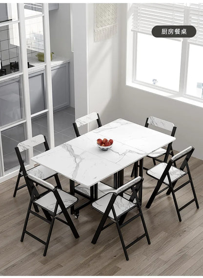 Italian Luxury Foldable Dining Table