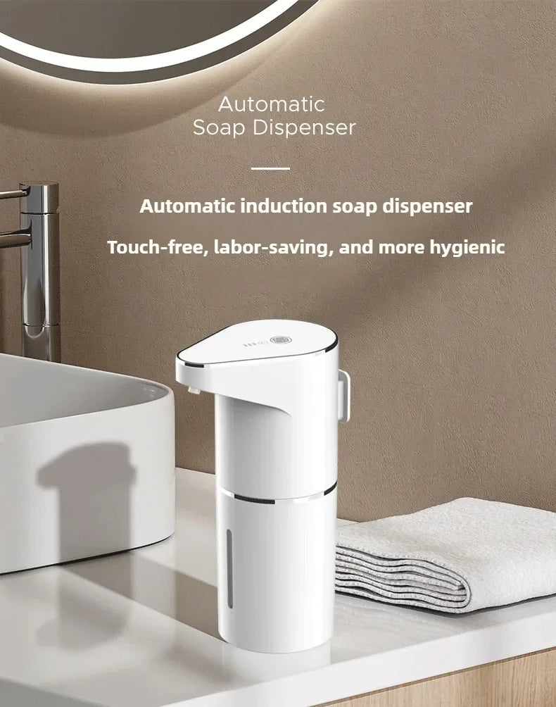Touch-Free Clean — Automatic Sensing Foam Soap Dispenser, Wall Mounted