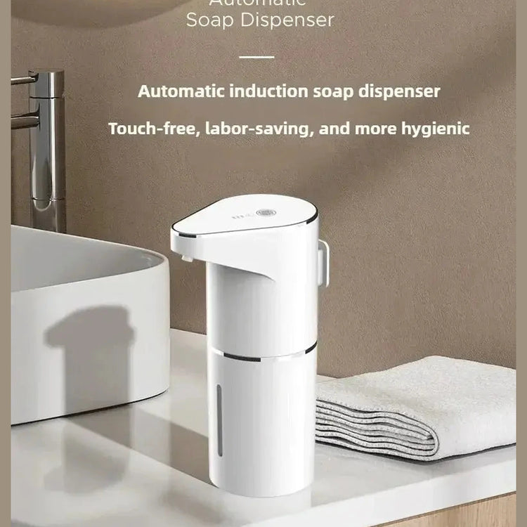 New Bathroom Automatic Sensing Soap Dispenser Type C Multiple Levels Contactless Electric Frother Charging Wall Mounted Vertical Jonine’s Corner