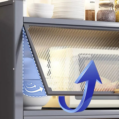 Five Levels of Order — 5-Tier Steel Kitchen Storage Cart