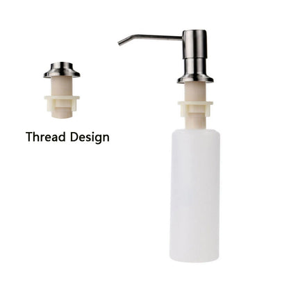 Clean Lines, Clean Hands — Stainless Steel Soap & Shampoo Dispenser (300ml)