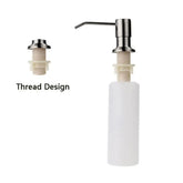 Dispenser Soap Bathroom Accessories 300cc Soap Shampoo Dispenser Kitchen Dishwashing Liquid Soap Pump Dispenser Stainless Steel Jonine’s Corner