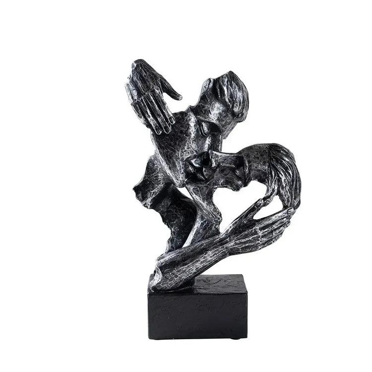 Vilead Couple Statue Lover Sculptures Tabletop Shelf Decor Anniversary Wedding Gift Home Interior Contemporary Mantel Bookshelf Jonine’s Corner