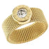 Crystal Zircon Stacking Ring — 18K Gold or Silver Plated, Stainless Steel