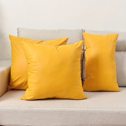 Waterproof PU Lumbar Cushion Cover — European Style